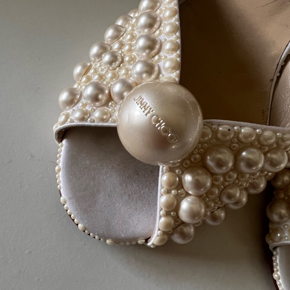 COPY - Jimmy choo Sacora beige - Picture 4 of 8